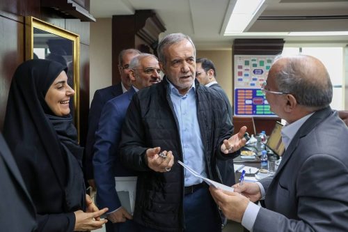 حضور رئیس_جمهور در وزارت راه و شهرسازی