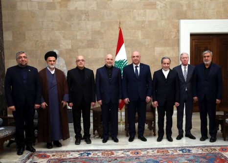 هیات ایرانی با رئیس جمهور لبنان دیدار کرد